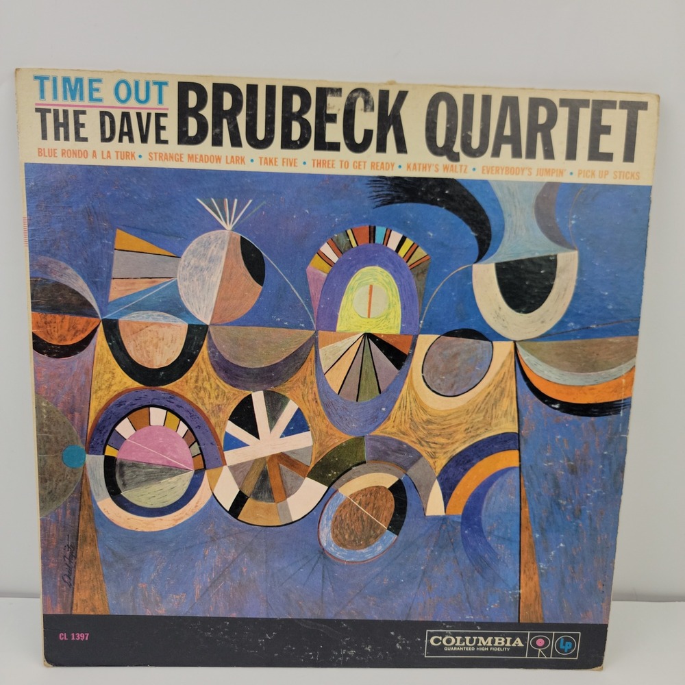 Dave Brubeck Quartet Time Out Vinyl LP Mono Columbia CL 1397 Red Six-Eye Label